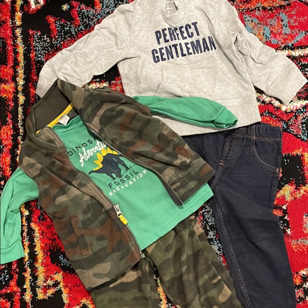 2 Boys Winter Outfits 24 months